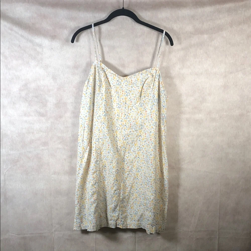 Abercrombie &‎ Fitch Yellow Floral Smocked Dress